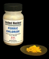 Ferric (III) cholride ( FeCl3)