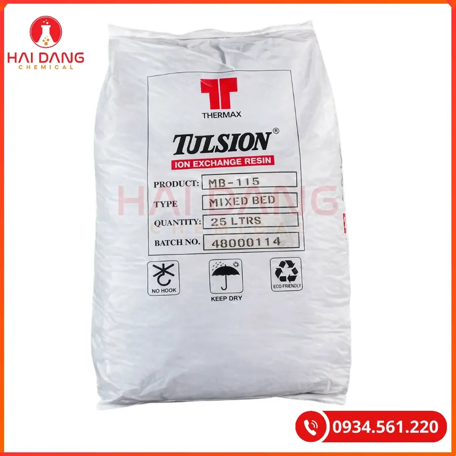 Hạt Trao Đổi Ion Tulsion Mixbed MB 115 Ấn Độ | Giá Tốt Tại Kho Hải Phòng