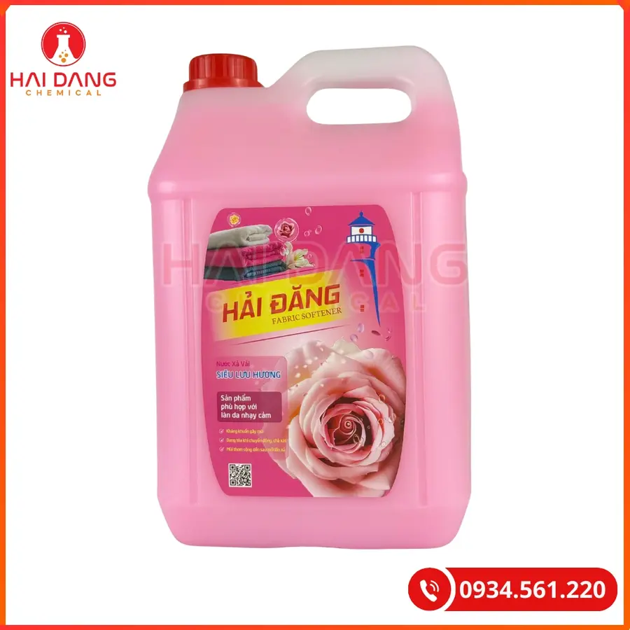 Nước Xả Vải Hải Đăng Hương Hoa Hồng Việt Nam Thơm Lâu | Giá Tốt Tại Kho Hải Phòng