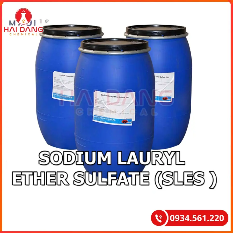 SLES Sodium Laureth Sulfate 70% Trung Quốc Chất Hoạt Động Bề Mặt | Giá Tốt Sẵn Kho Hải Phòng