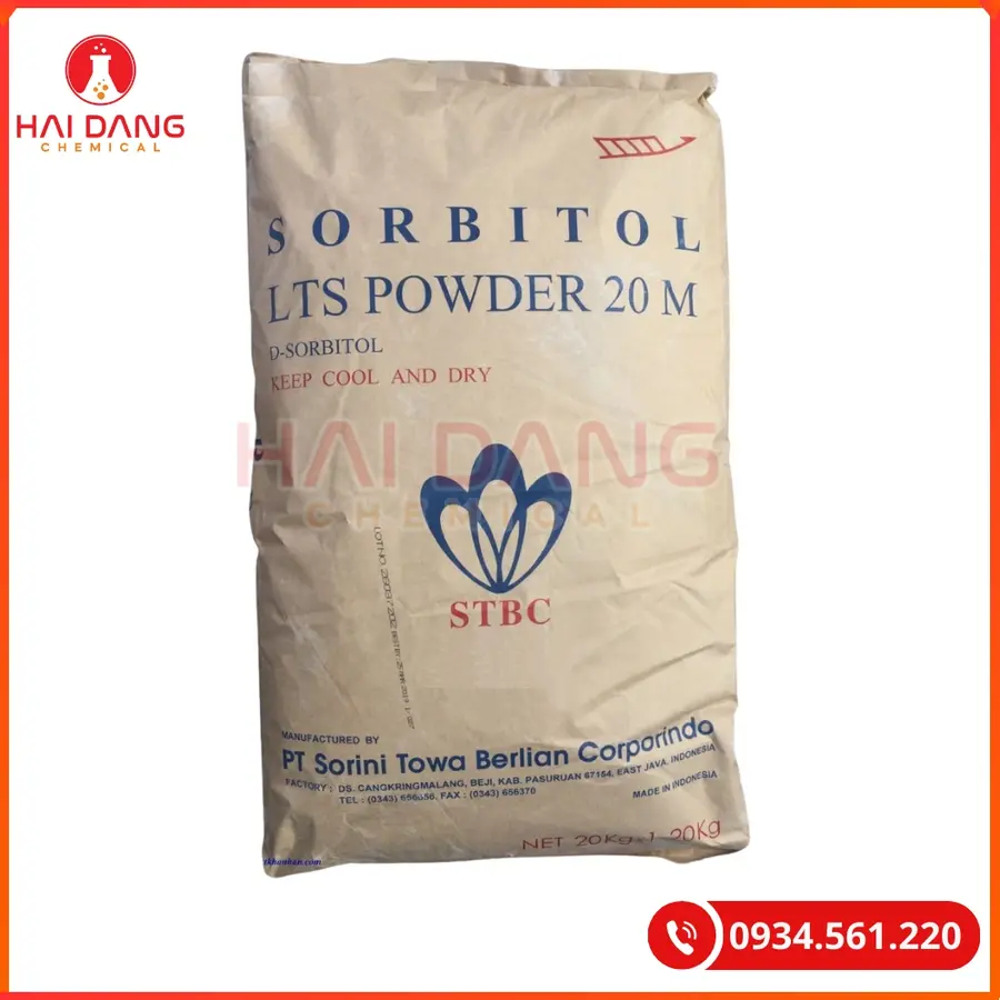 Sorbitol Bột Indonesia Tạo Ngọt Giữ Ẩm Thực Phẩm | Giá Tốt Tại Kho Hải Phòng