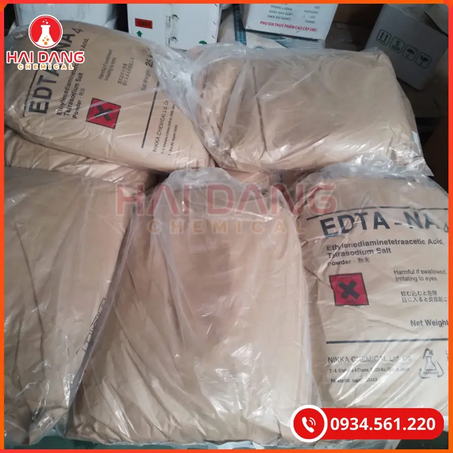 EDTA 4Na Nhật Bản Xử Lý Kim Loại Nặng Thủy Sản | Giá Tốt Tại Kho Hải Phòng