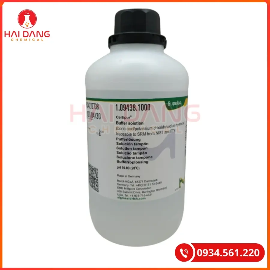 Dung Dịch Chuẩn pH 10 Merck Hiệu Chuẩn Máy Đo pH | Giá Tốt Tại Kho Hải Phòng