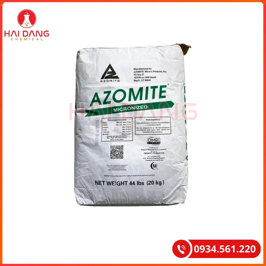 Khoáng Azomite Mỹ Bổ Sung Vi Lượng Thủy Sản | Giá Tốt Tại Kho Hải Phòng