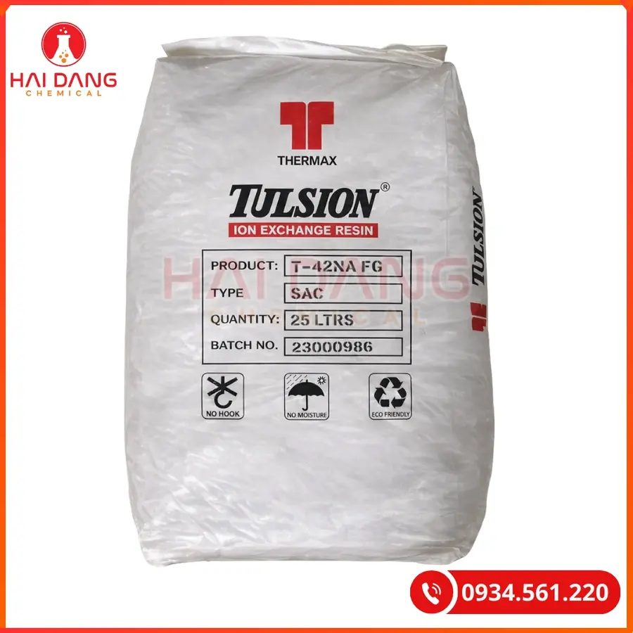 Hạt Trao Đổi Ion Tulsion T42Na FG Ấn Độ Làm Mềm Nước | Giá Tốt Tại Kho Hải Phòng
