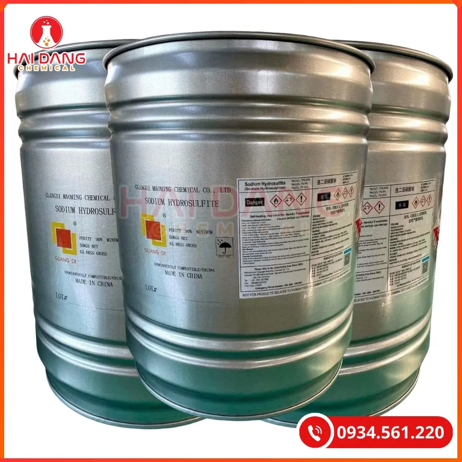 Tẩy Đường Sodium Hydrosulfite Trung Quốc Chất Lượng Cao | Giá Tốt Tại Kho Hải Phòng