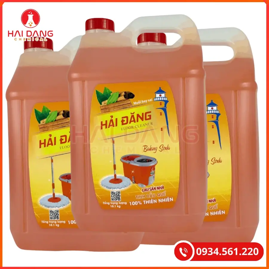 Nước Lau Sàn Hải Đăng Hương Quế Việt Nam Làm Sạch Sàn Nhà | Giá Tốt Tại Kho Hải Phòng