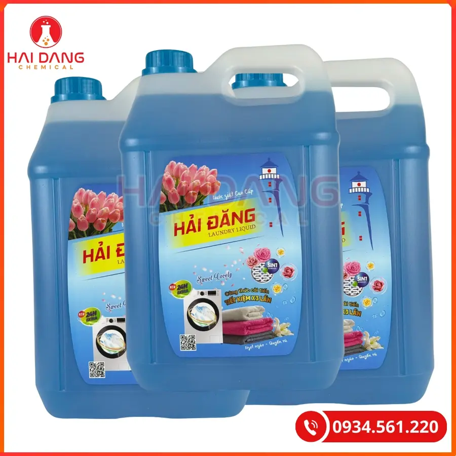 Nước Giặt Hải Đăng Hương Sweet Lovely Việt Nam Giặt Sạch Thơm Lâu | Giá Tốt Tại Kho Hải Phòng