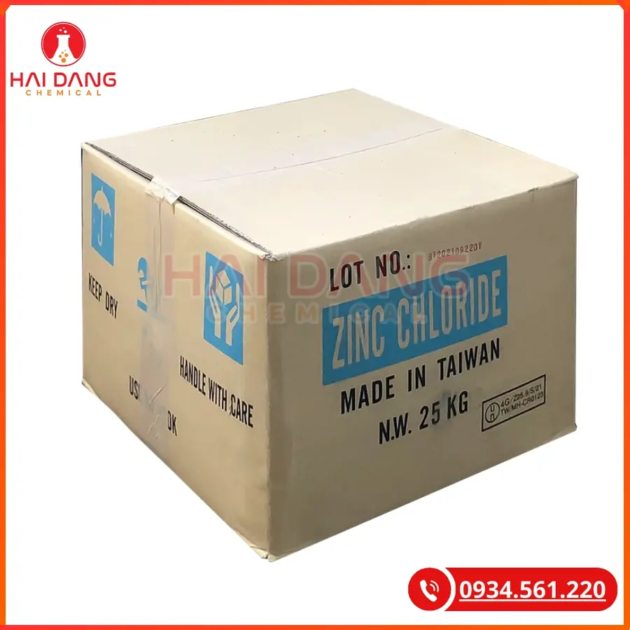 Zinc Chloride ZnCl2 Đài Loan Chất Lượng Cao Cho Công Nghiệp | Giá Tốt Tại Kho Hải Phòng