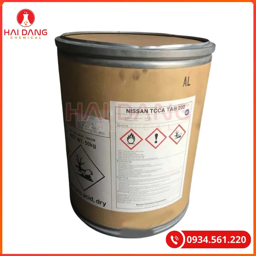 TCCA Viên 200G Nissan 90% Nhật Bản Khử Trùng Nước Hiệu Quả Cao | Giá Tốt Tại Kho Hải Phòng
