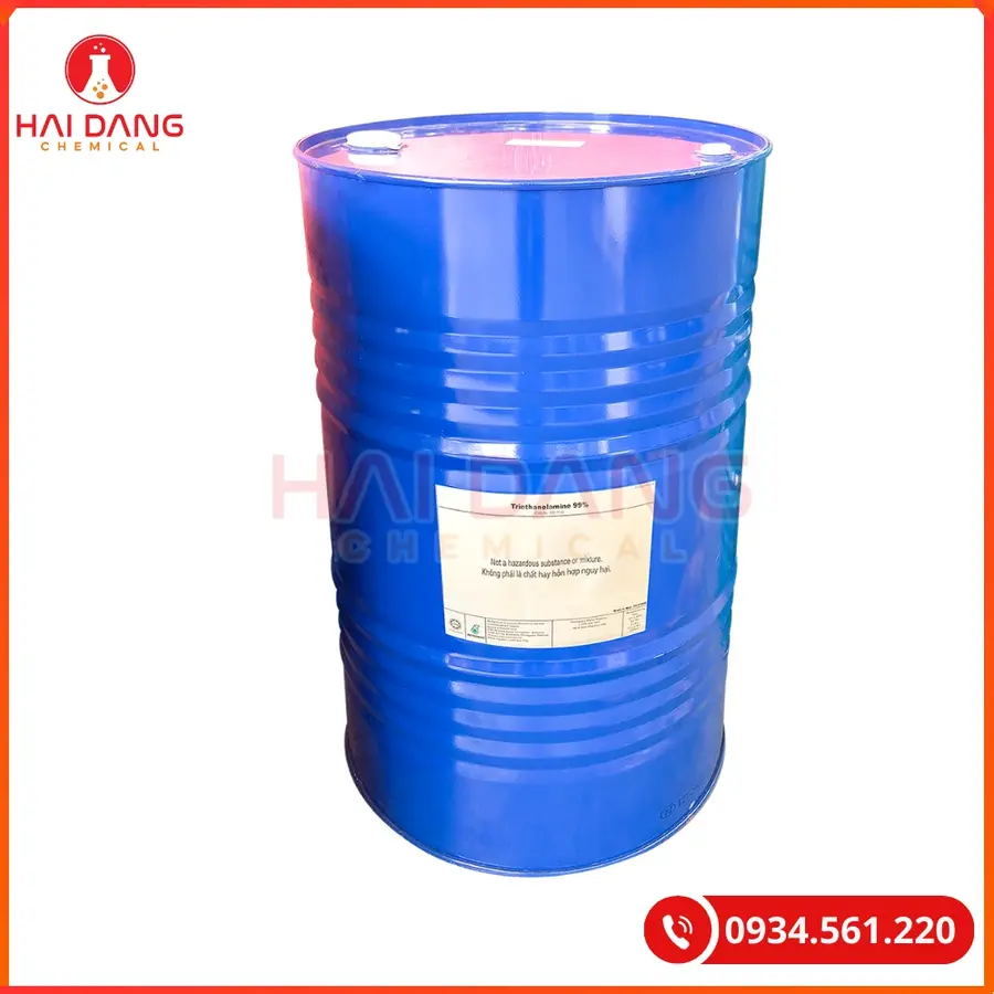 Triethanolamine TEA Malaysia Điều Chỉnh pH Chất Tẩy Rửa | Giá Tốt Sẵn Kho Hải Phòng