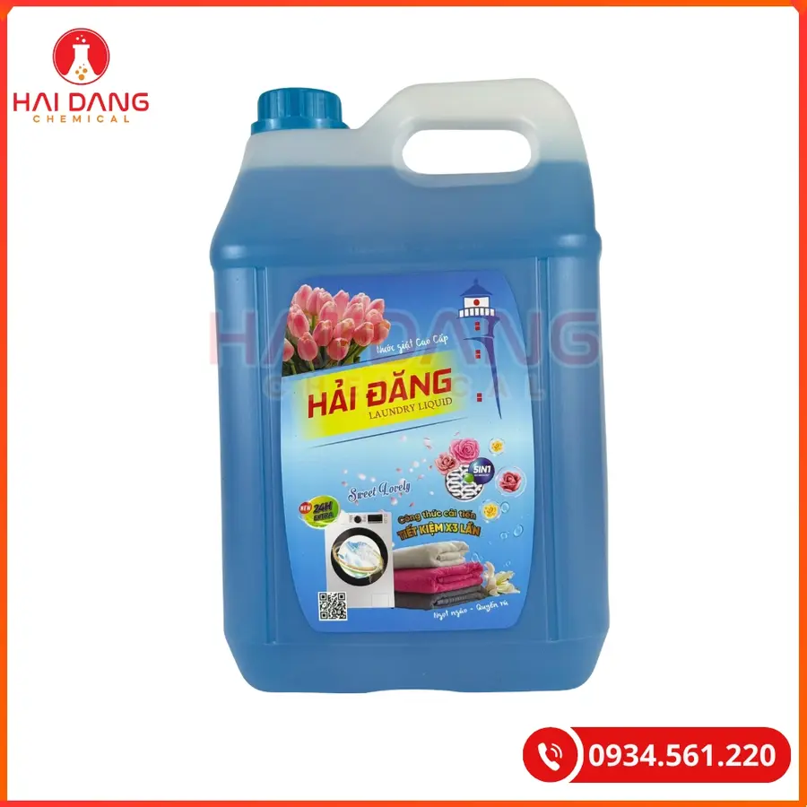 Nước Giặt Hải Đăng Hương Sweet Lovely Việt Nam Giặt Sạch Thơm Lâu | Giá Tốt Tại Kho Hải Phòng
