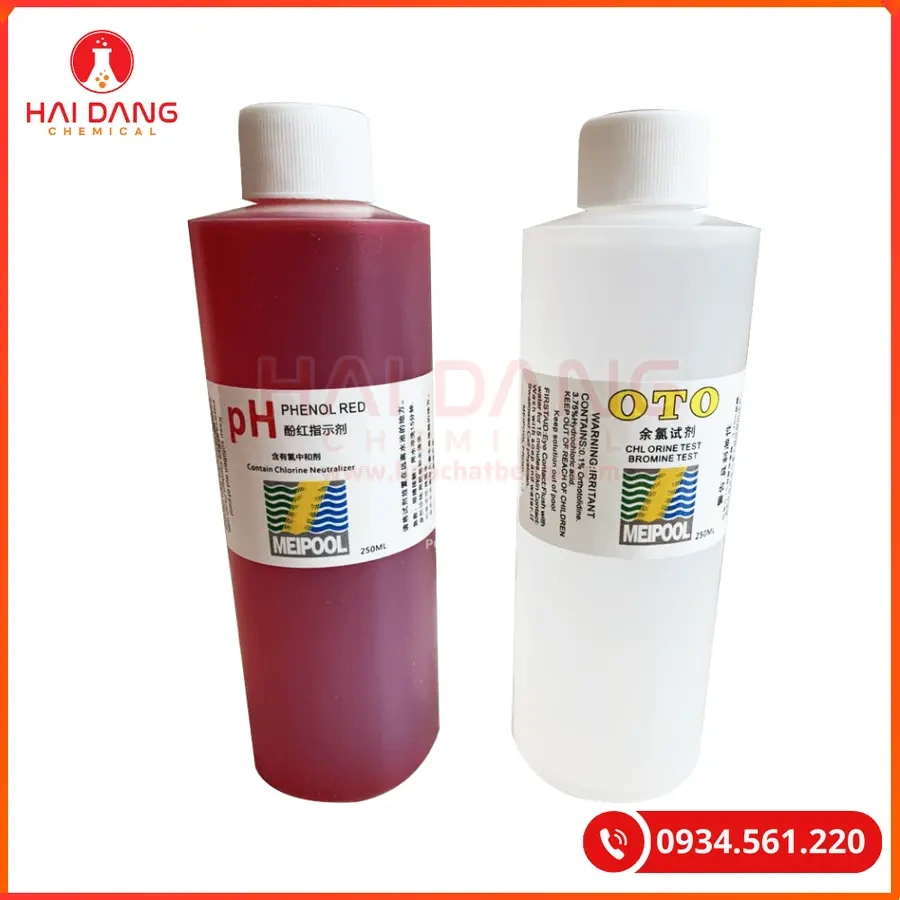 Dung Dịch Test Clo & pH Hồ Bơi OTO – Phenol 250ml Chính Xác | Giá Tốt Tại Kho Hải Phòng