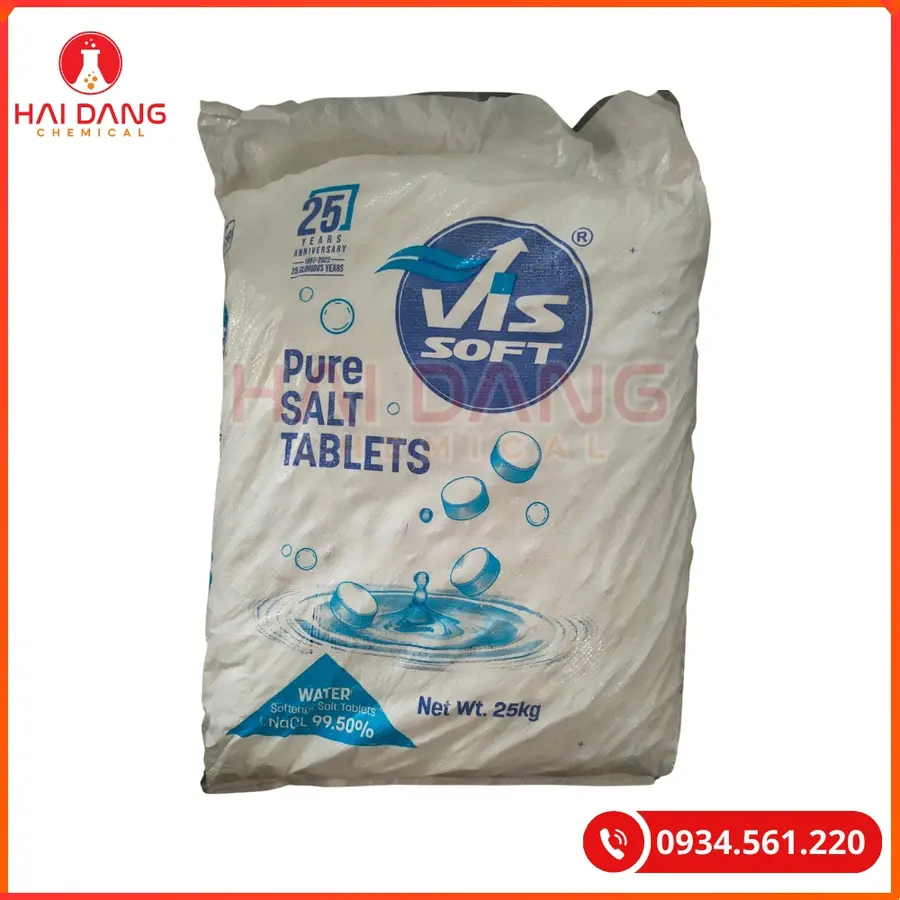 Muối Viên Vissoft Ấn Độ Chuyên Dùng Làm Mềm Nước | Giá Tốt Tại Kho Hải Phòng