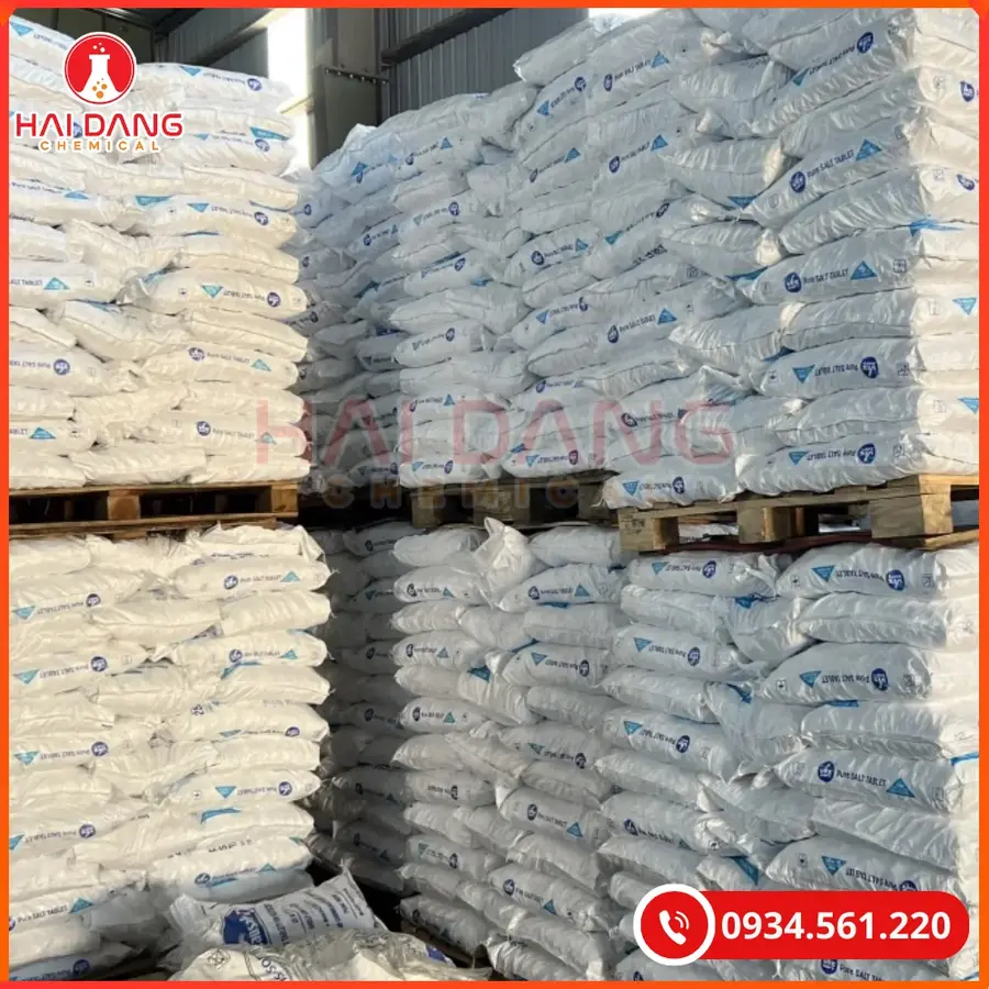 Muối Viên Vissoft Ấn Độ Chuyên Dùng Làm Mềm Nước | Giá Tốt Tại Kho Hải Phòng