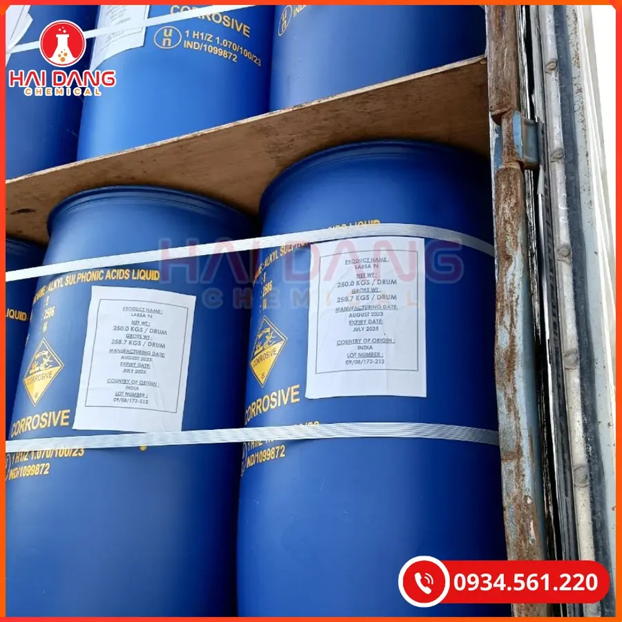 LAS SCC Chất Hoạt Động Bề Mặt Mạnh Trong Sản Xuất Tẩy Rửa | Giá Tốt Tại Kho Hải Phòng