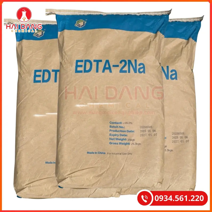 EDTA 2Na Nhật Bản Chất Tạo Phức Sản Xuất Chất Tẩy Rửa | Giá Tốt Tại Kho Hải Phòng