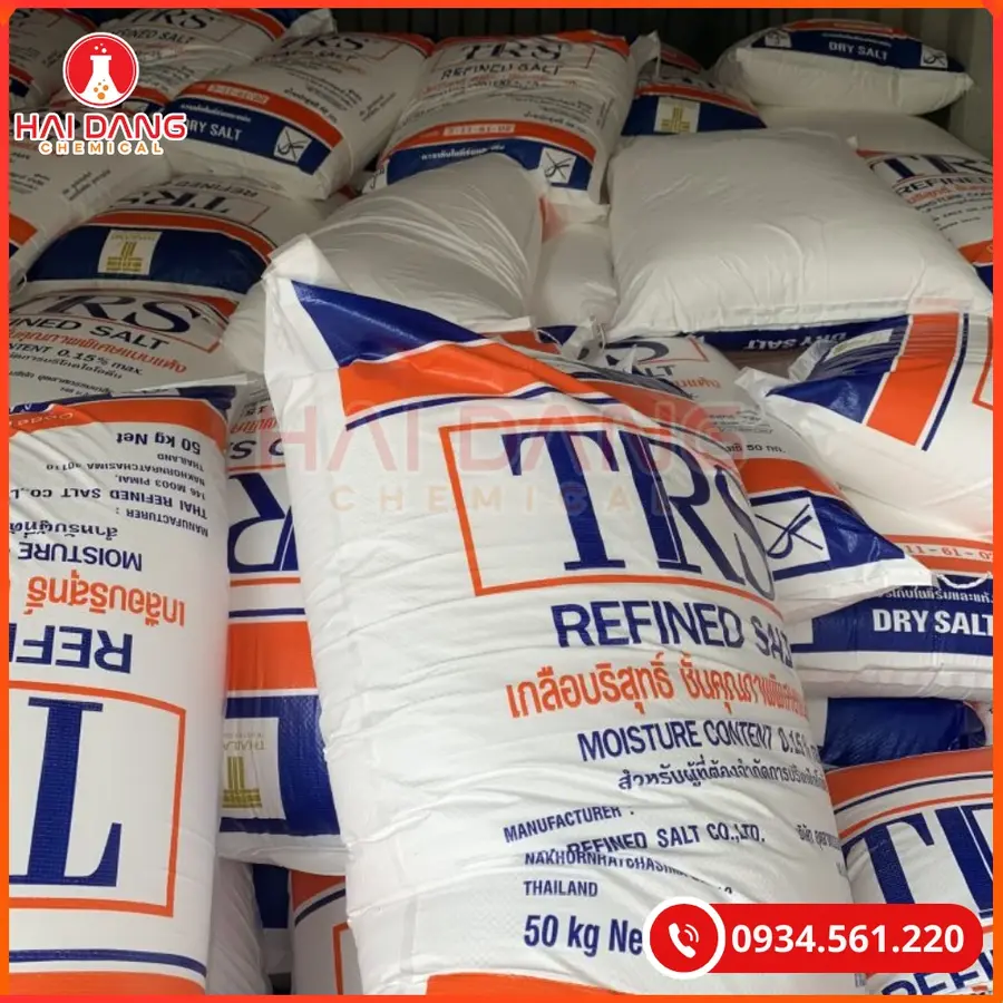 Muối Tinh Thái Lan NaCl Chất Lượng Cao | Giá Tốt Tại Kho Hải Phòng