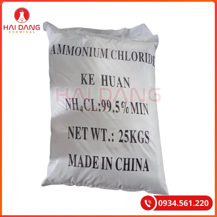 Amonium Chloride NH₄Cl Trung Quốc Chất Lượng Cao | Giá Tốt Tại Kho Hải Phòng