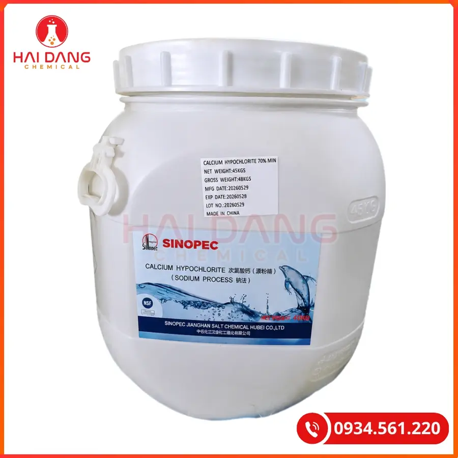 Clorin Trung Quốc 70% Khử Trùng Hồ Bơi | Giá Tốt Tại Kho Hải Phòng