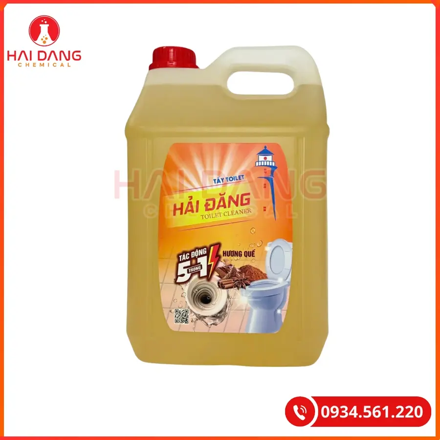 Nước Tẩy Toilet Hải Đăng Hương Quế Việt Nam Tẩy Bồn Cầu | Giá Tốt Tại Kho Hải Phòng