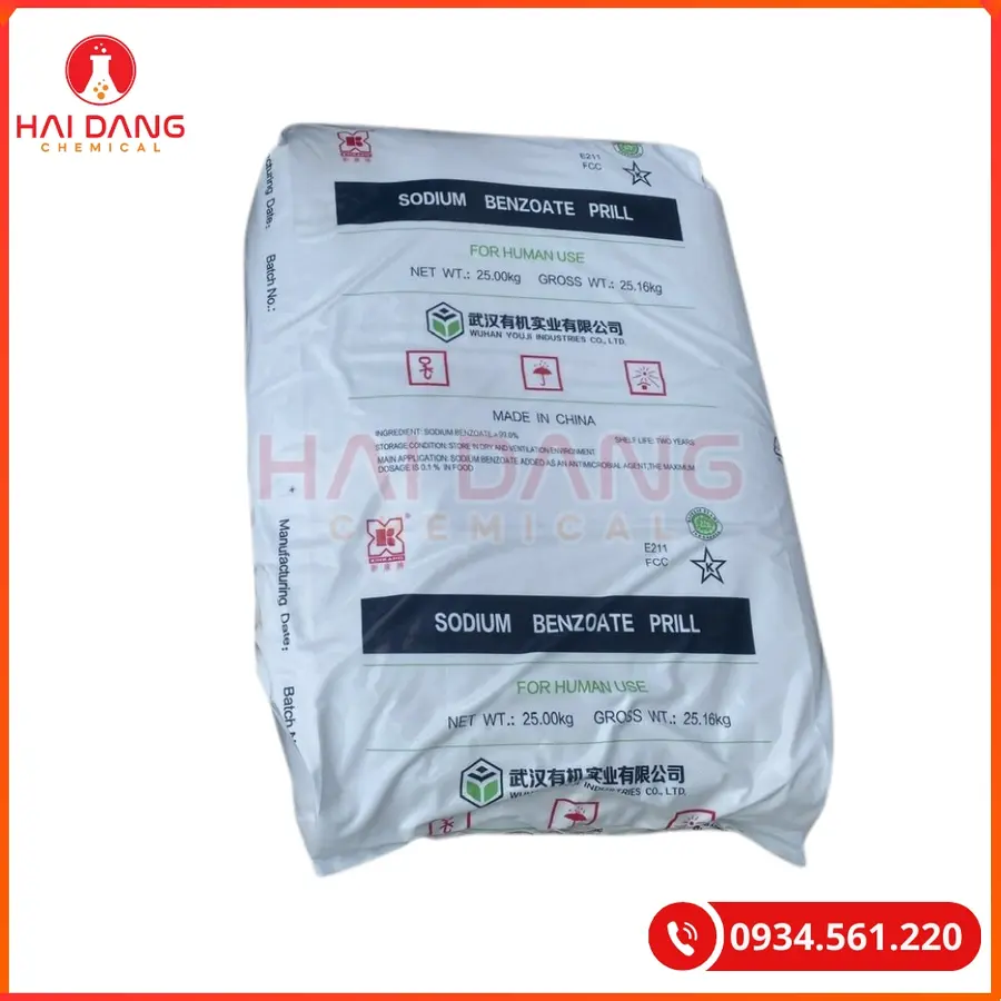 Sodium Benzoate Estonia Chống Mốc Thực Phẩm | Giá Tốt Tại Kho Hải Phòng