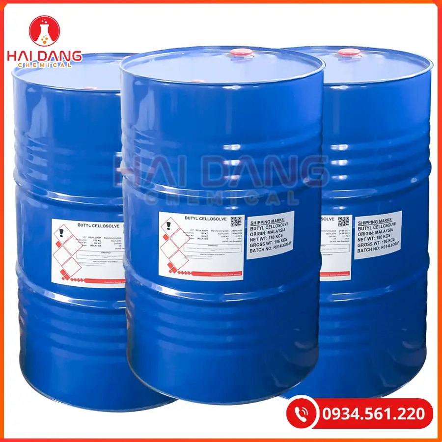 Butyl Cellosolve BCS Malaysia Dung Môi Công Nghiệp Đa Năng | Giá Tốt Tại Kho Hải Phòng