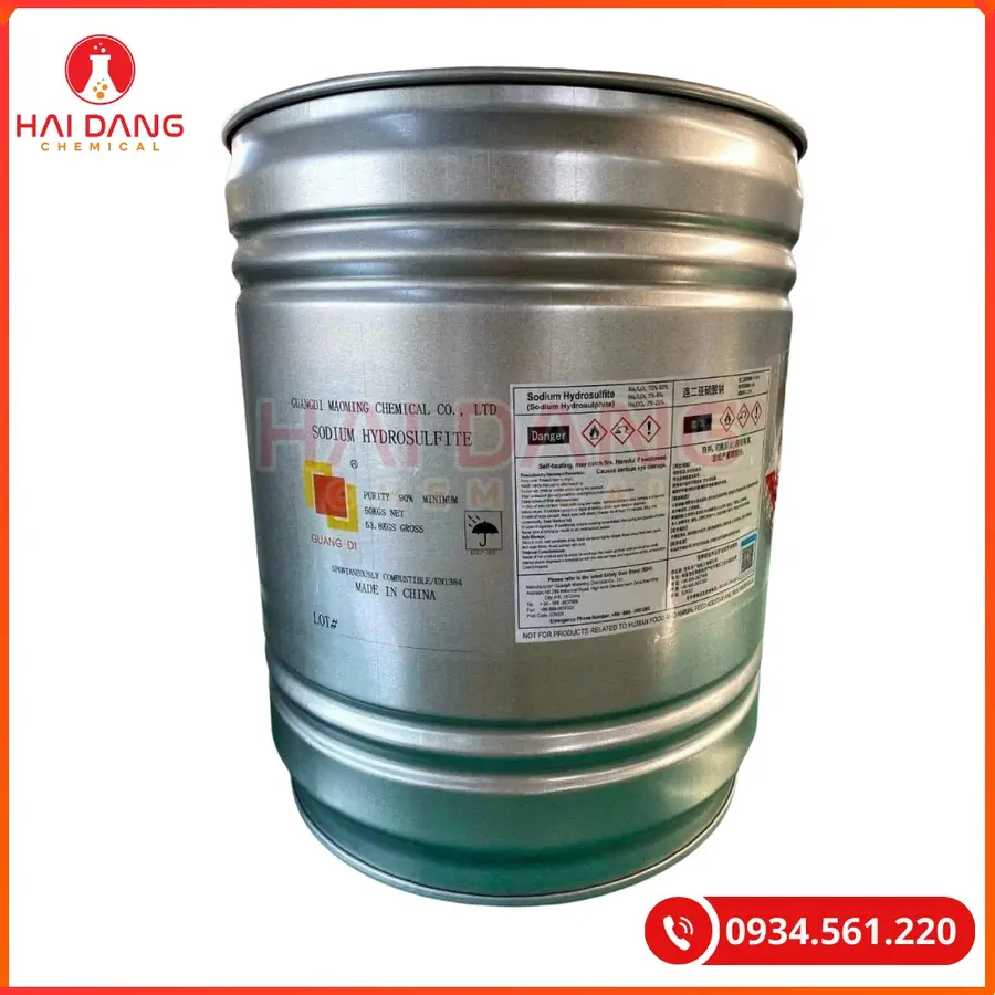 Tẩy Đường Sodium Hydrosulfite Trung Quốc Chất Lượng Cao | Giá Tốt Tại Kho Hải Phòng