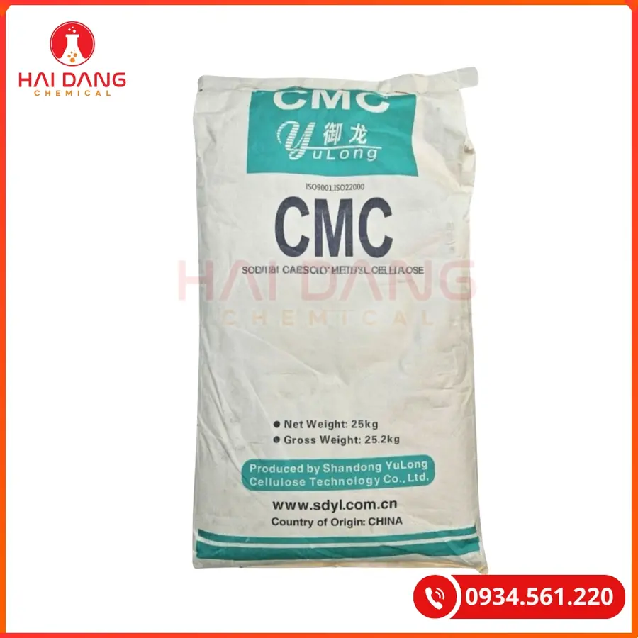 CMC Yulong Trung Quốc Tạo Đặc Ổn Định Thực Phẩm | Giá Tốt Tại Kho Hải Phòng