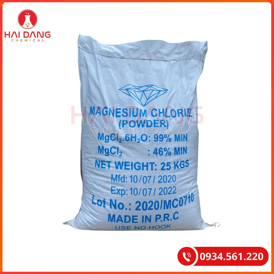 Magnesium Chloride MgCl2 Ấn Độ Bổ Sung Khoáng Thủy Sản | Giá Tốt Tại Kho Hải Phòng
