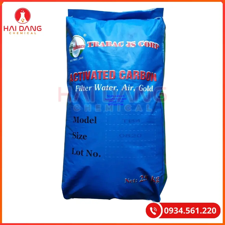 Than Hoạt Tính TĐHH 0820 Việt Nam Lọc Nước | Giá Tốt Tại Kho Hải Phòng