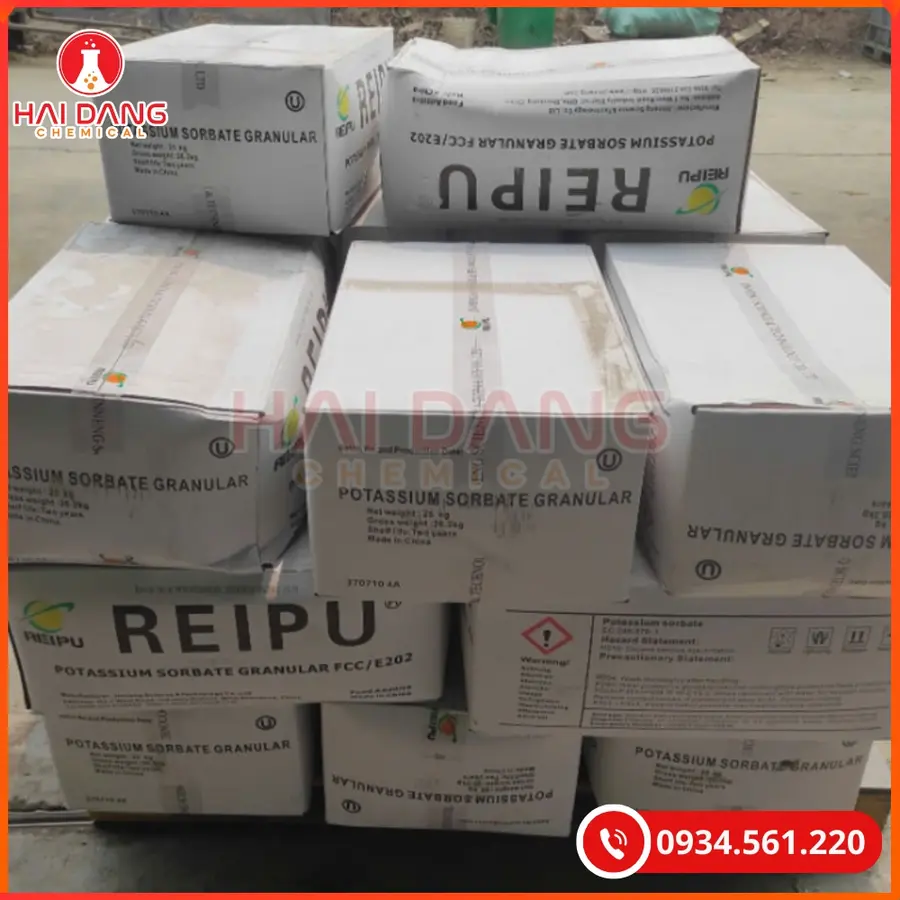 Potassium Sorbate Trung Quốc Chống Mốc Thực Phẩm | Giá Tốt Tại Kho Hải Phòng
