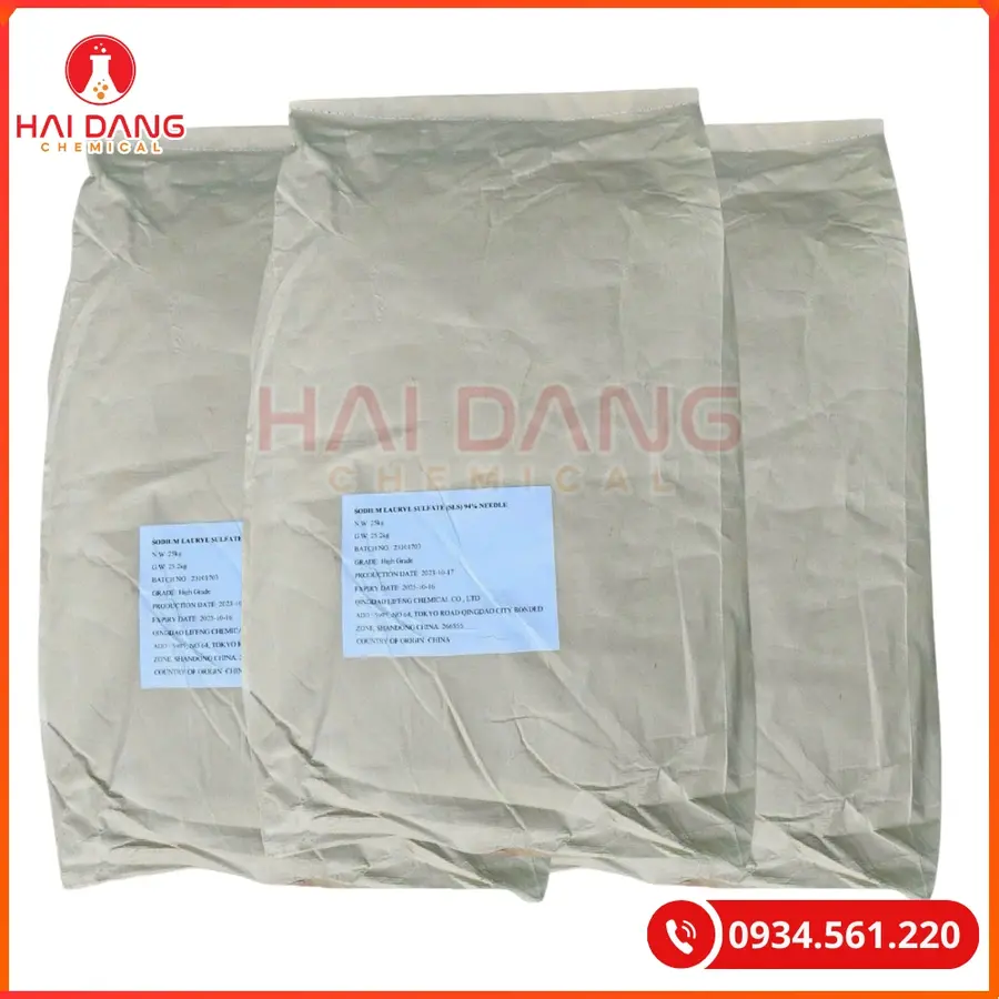 SLS Sodium Lauryl Sulfate Trung Quốc Chất Tạo Bọt Tẩy Rửa | Giá Tốt Tại Kho Hải Phòng