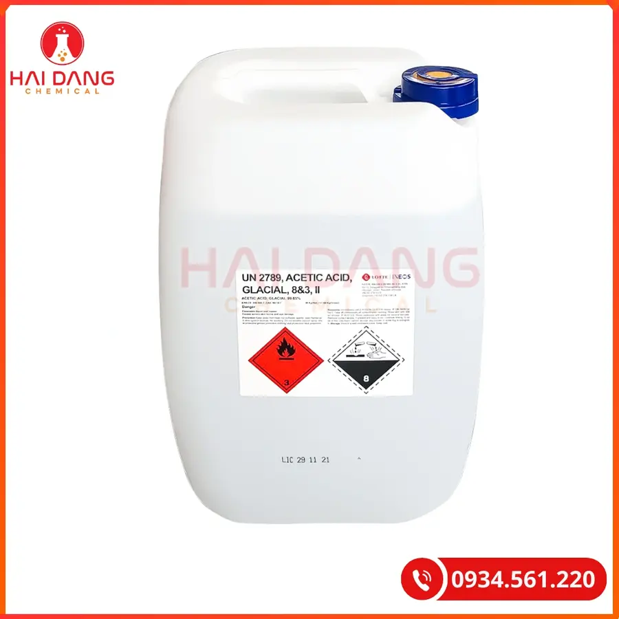 Acetic Acid CH3COOH Hàn Quốc Hóa Chất Công Nghiệp | Giá Tốt Sẵn Kho Hải Phòng
