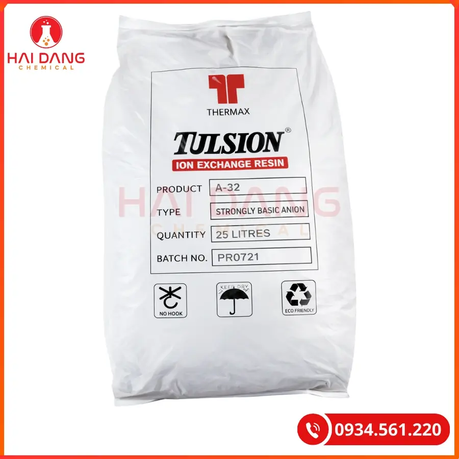 Hạt Trao Đổi Ion Tulsion A32 Ấn Độ Xử Lý Nước | Giá Tốt Tại Kho Hải Phòng