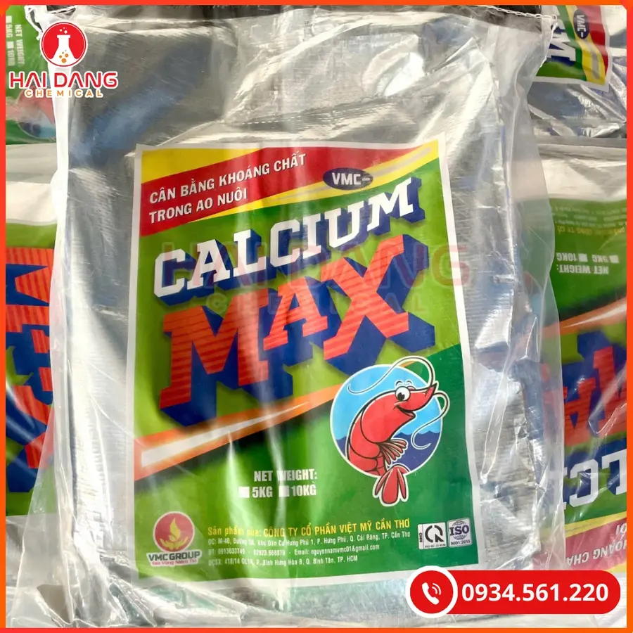 Khoáng Calcium Max Việt Nam Bổ Sung Canxi Thủy Sản | Giá Tốt Tại Kho Hải Phòng