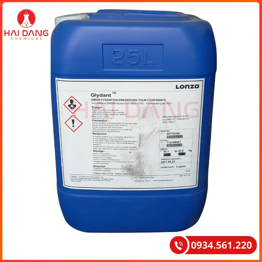 Chất Bảo Quản DMDMH Indonesia Bảo Quản Chất Tẩy Rửa | Giá Tốt Sẵn Kho Hải Phòng