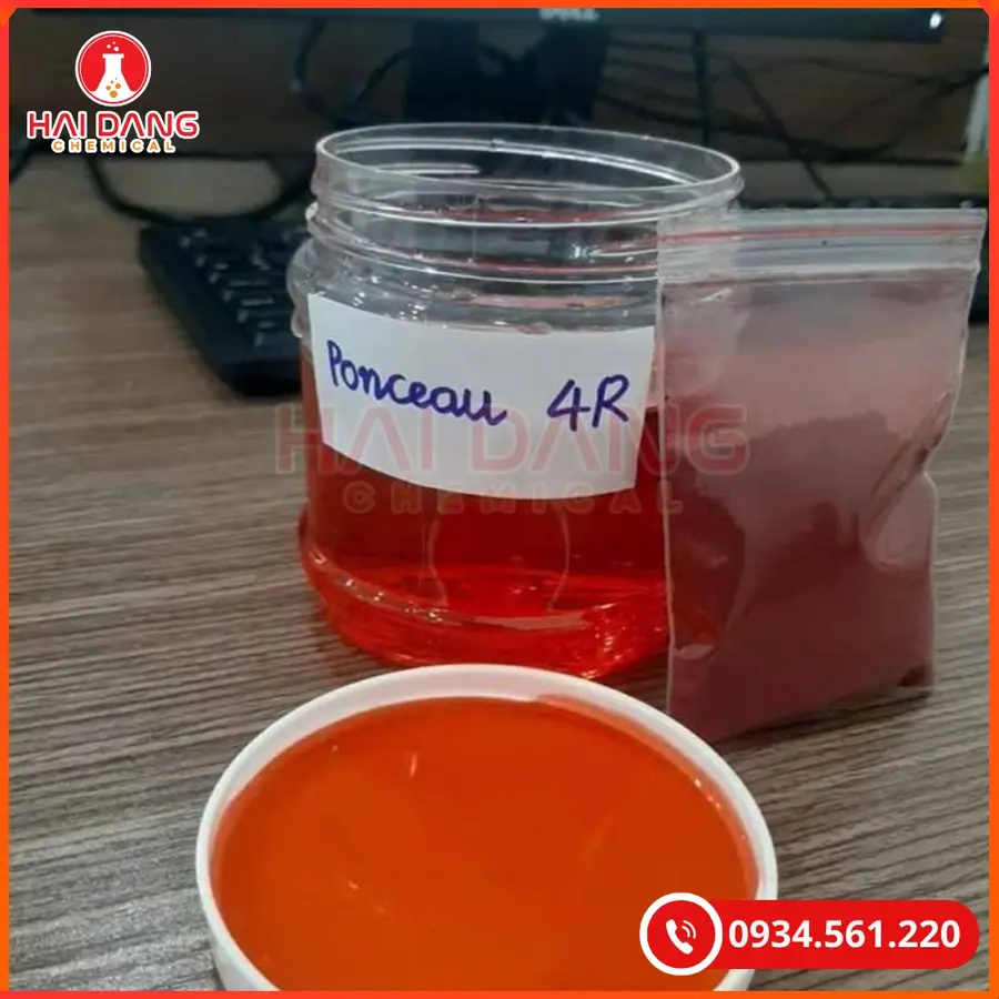 Ponceau 4R Ấn Độ Tạo Màu Đỏ Thực Phẩm | Giá Tốt Tại Kho Hải Phòng