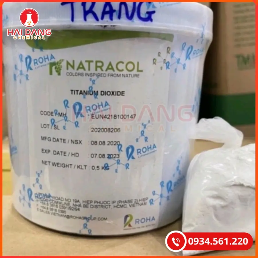 Titanium Dioxide Ấn Độ Tạo Màu Trắng Thực Phẩm | Giá Tốt Tại Kho Hải Phòng