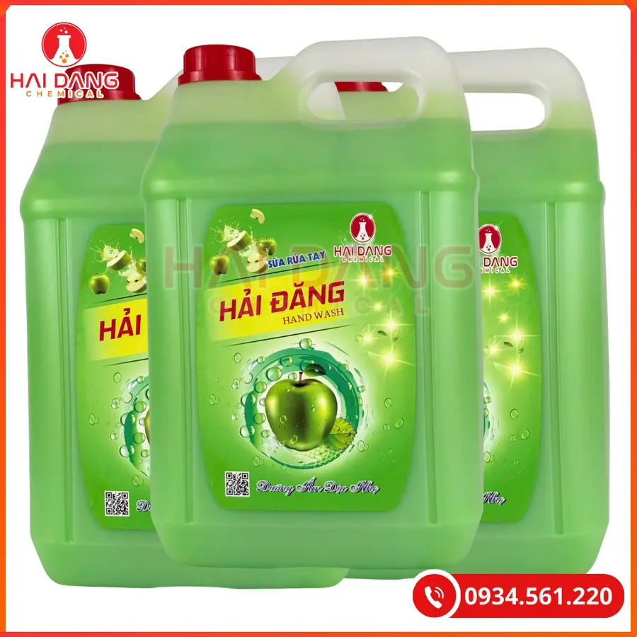 Sữa Rửa Tay Hải Đăng Hương Táo Việt Nam Làm Sạch Tay Hiệu Quả | Giá Tốt Tại Kho Hải Phòng
