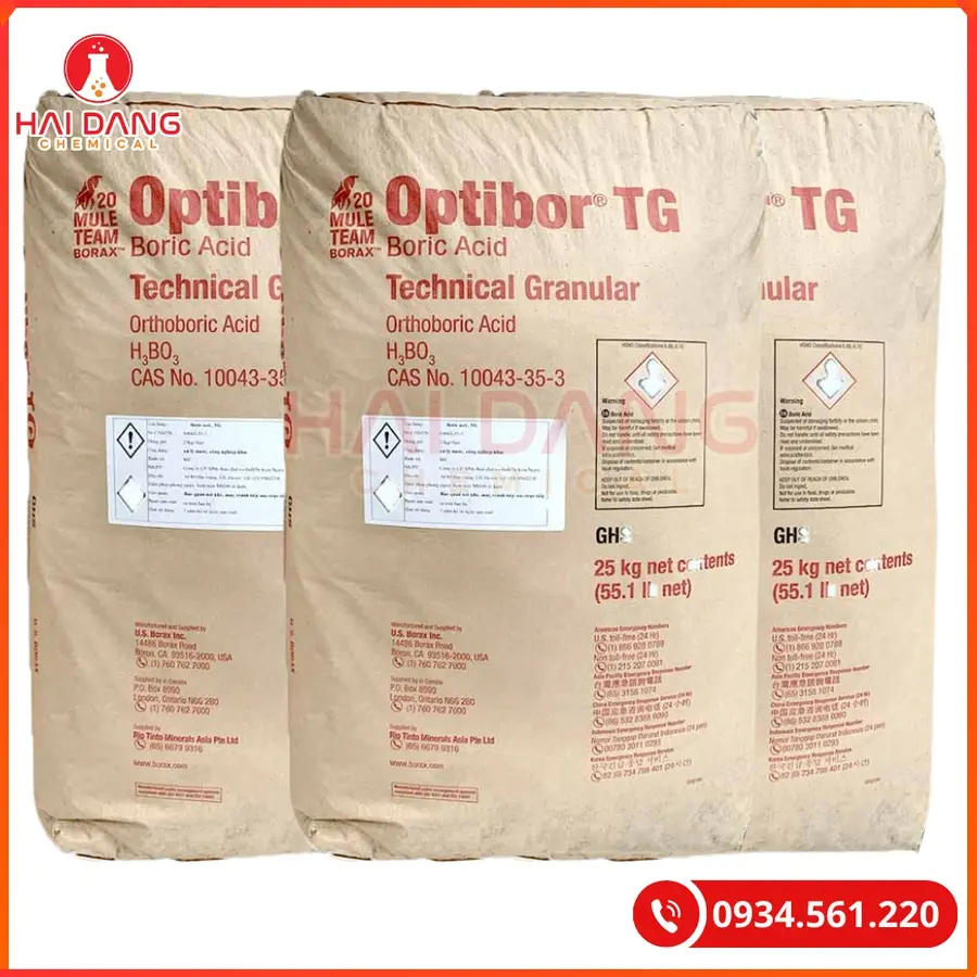 Acid Boric Thổ Nhĩ Kỳ Chất Lượng Cao Cho Công Nghiệp | Giá Tốt Tại Kho Hải Phòng