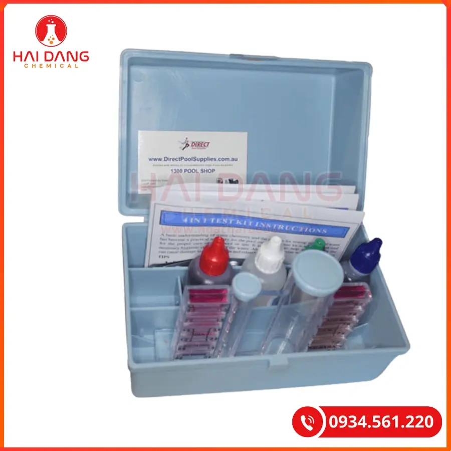 Hộp Test Nước 4 In 1 Waterco 31410 Kiểm Tra Nhanh Chỉ Số Hồ Bơi | Giá Tốt Tại Kho Hải Phòng