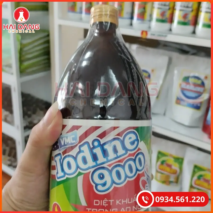 Iodine 9000 Việt Nam Sát Khuẩn Nuôi Thủy Sản | Giá Tốt Tại Kho Hải Phòng