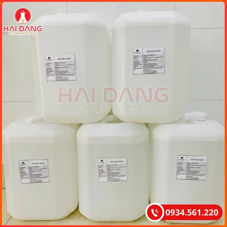 Cồn Ethanol Việt Nam Dung Môi Sản Xuất Chất Tẩy Rửa | Giá Tốt Tại Kho Hải Phòng