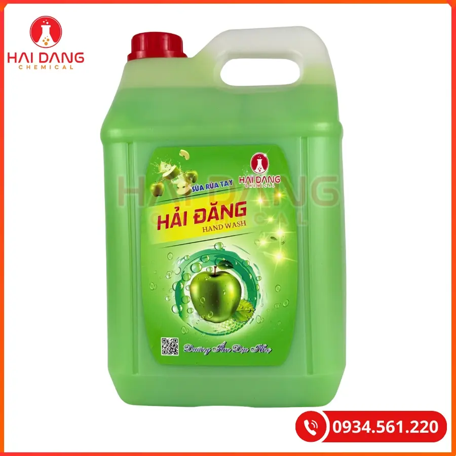 Sữa Rửa Tay Hải Đăng Hương Táo Việt Nam Làm Sạch Tay Hiệu Quả | Giá Tốt Tại Kho Hải Phòng