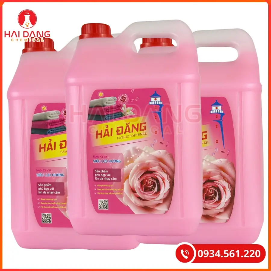 Nước Xả Vải Hải Đăng Hương Hoa Hồng Việt Nam Thơm Lâu | Giá Tốt Tại Kho Hải Phòng