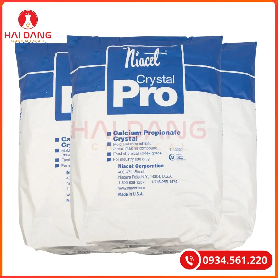 Calcium Propionate Mỹ Chống Mốc Thực Phẩm | Giá Tốt Tại Kho Hải Phòng