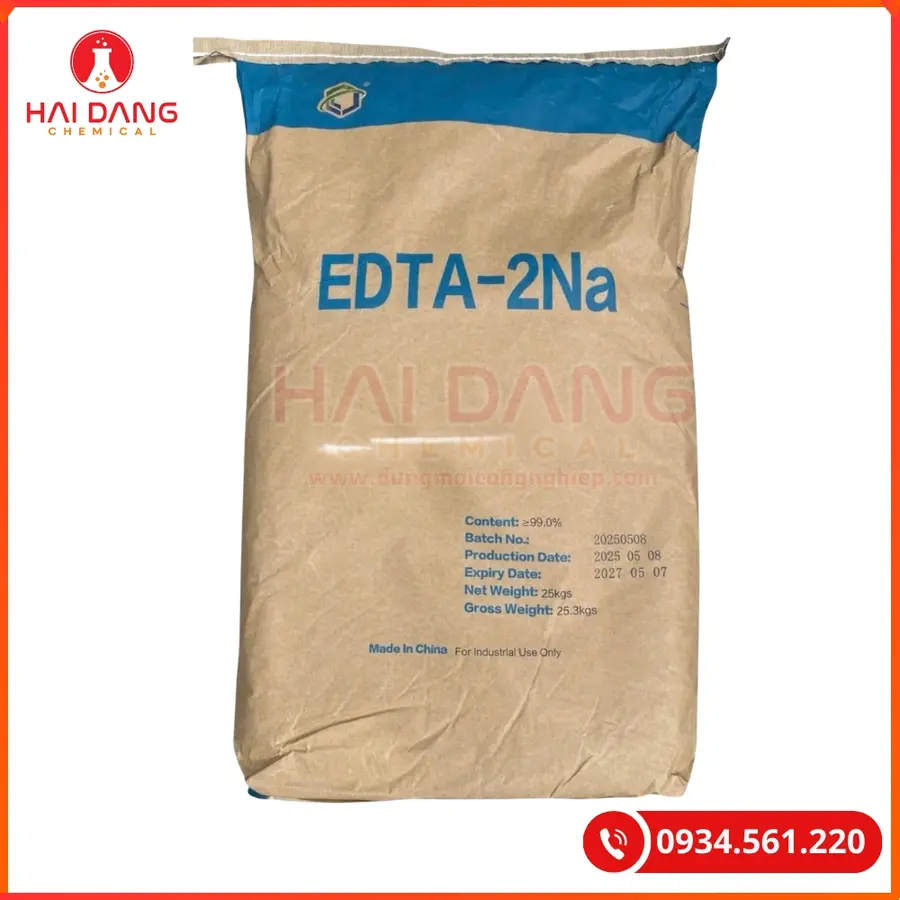 EDTA 2Na Nhật Bản Chất Tạo Phức Sản Xuất Chất Tẩy Rửa | Giá Tốt Tại Kho Hải Phòng