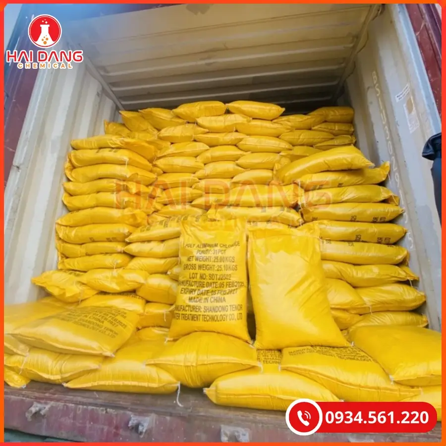 PAC Polyaluminium Chloride Trung Quốc Xử Lý Nước Hiệu Quả Cao | Giá Tốt Tại Kho Hải Phòng