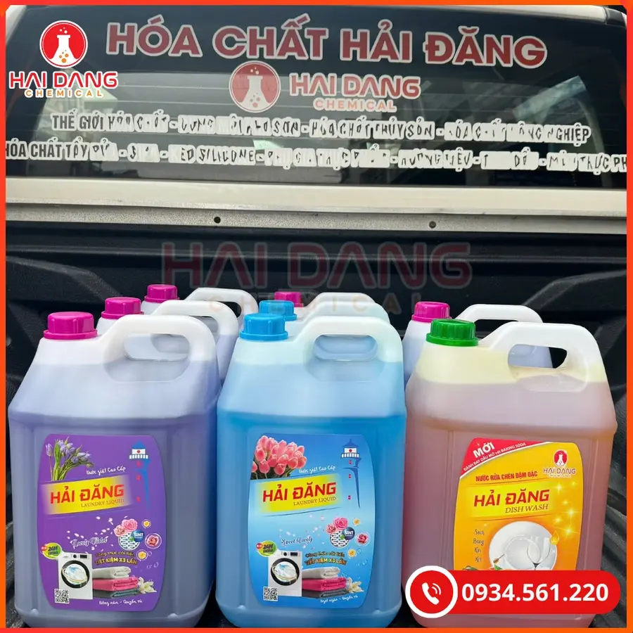 Nước Giặt Hải Đăng Hương Lovely Violet Việt Nam Giặt Sạch Thơm Lâu | Giá Tốt Tại Kho Hải Phòng